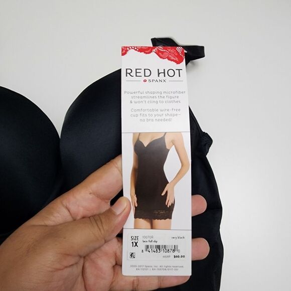 Women's Plus Size RED HOT by SPANX Lace Full Slip Size 1X NEW with Tags - Picture 6 of 10